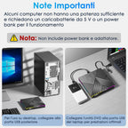 External DVD CD Writer, USB 3.0 Type C External CD DVD Player for Laptop, CD/DVD+/-RW Drive RGB External CD DVD Drive for PC Laptop Desktop MacBook Mac OS Win11/10/8/7/XP Linux Vista